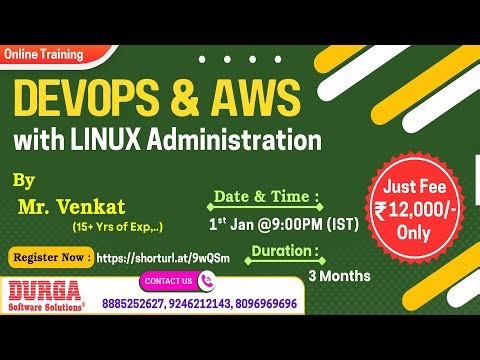 DEVOPS & AWS with LINUX Administration Online Training @ DURGASOFT