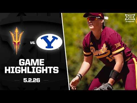 Arizona State vs. BYU Highlights (5.2.26) | 2026 Big 12 Softball