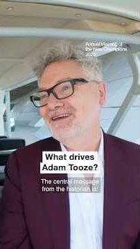 Ideas on the Move: Adam Tooze
