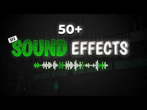 Best Sound Effects for Video Editing🚀 (copyright free)