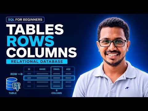 3. SQL Tables, Rows and Columns Explained for Beginners | SQL Tutorial