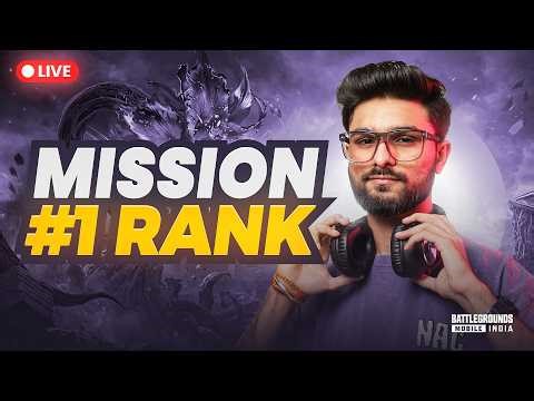 100 LEVEL DONE | CONQUEROR RANK PUSH TO #1 | BGMI LIVE