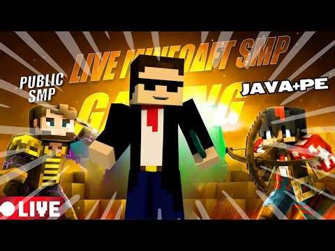 24/7 Minecraft SMP Live 🔴 | Java + Bedrock + Cracked | Join Now!