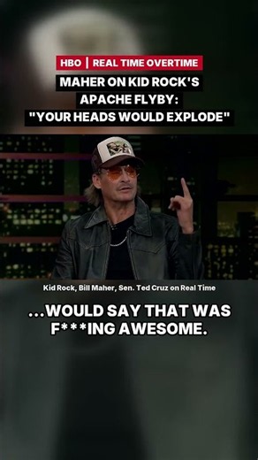 Maher To Kid Rock: If Obama Did That Over Jay-Z's House, "Your Heads Would Explode"