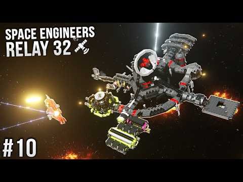 UNDER Attack & Time To Escape! - Space Engineers: Relay 32 - Ep #10