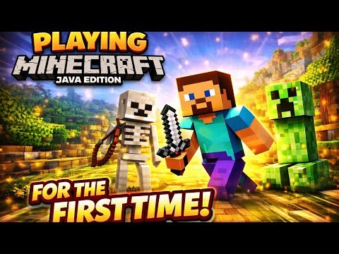 Trying Minecraft Java For The First Time (This Was Crazy!)