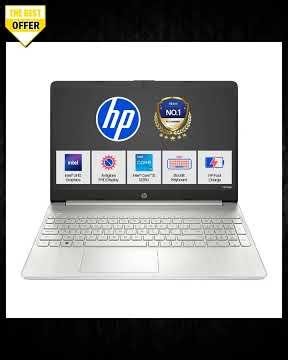 HP 15s Laptop 12th Gen I5 1235U 8GB RAM 512GB SSD 15.6 FHD Windows 11 Silver