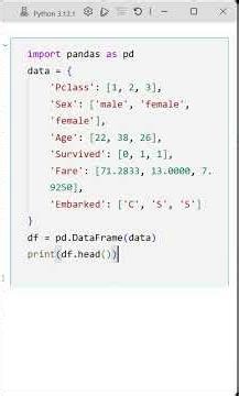 02 Load and Explore the Titanic Dataset with Pandas and Seaborn