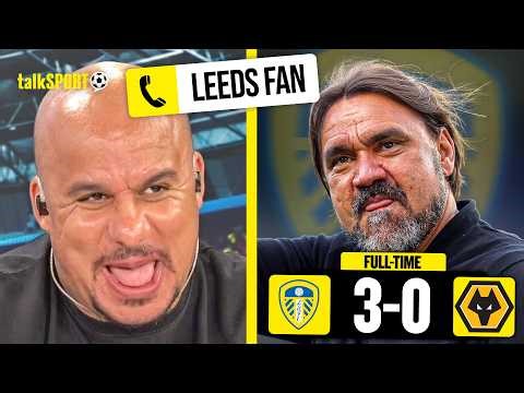 "I'M NOT WHINING!" Leeds United Fan BIZARRELY Slates Daniel Farke after their 3-0 Win over Wolves!