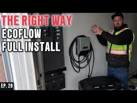 EcoFlow Delta Pro Ultra X + Smart Home Panel 3 Installation | San Diego Electrician POV Ep. 29