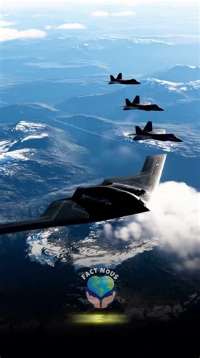🇺🇸 B-2 Spirit: The Invisible Bomber That Strikes Without Warning🔥. #shorts #FactNous