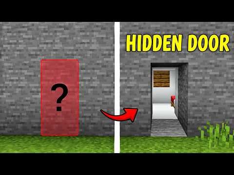 Easiest tutorial to build hidden Door - best secret room tutorial!!!