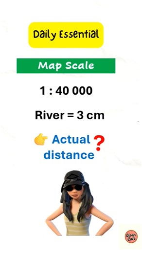 Map Scale Trap! 120 km or 1.2 km? ❌✅