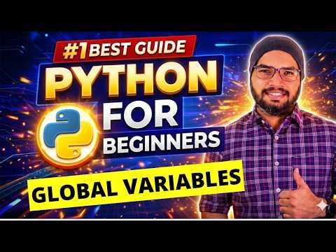 #33 Global Variables in Python | Python Tutorials For Beginners