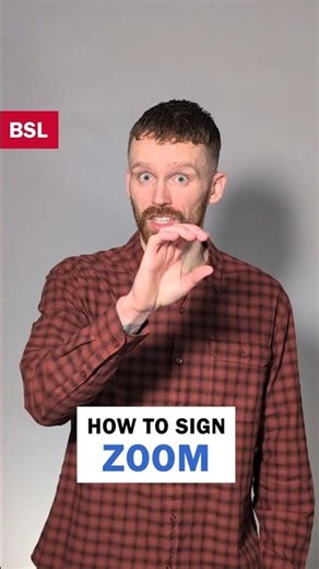 How to sign Zoom: BSL Sign of the Day 130