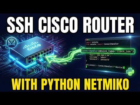 I Automated My Cisco Router with Python in 10 Minutes (Netmiko SSH)