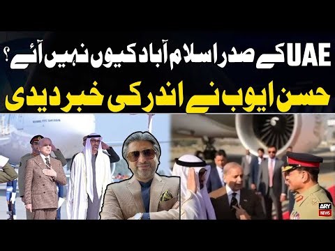 Why Did the UAE President Skip Islamabad? Hasan Ayub Reveals Insider Details