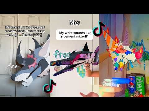 Dragon Puppet Crafts 🔥 Paper Dragon TikTok Compilation