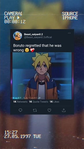 Boruto regretted that he was wrong 🥹❤️‍🩹 || boruto edit headlights || boruto sad edit || naruto edit