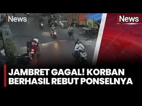 VIRAL! Detik-Detik Penjambretan di Bekasi Digagalkan Korban | iNews Malam (28/6)