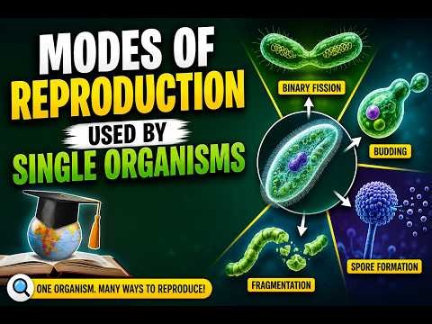 Modes of Reproduction Used by Single Organisms class 10 Biology