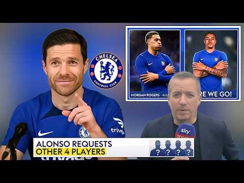 XABI ALONSO TOP 4 SHOCK TRANSFER TARGETS REVEALED + MORGAN ROGERS DONE🔥✅|| CHELSEA €250M READY NOW😱