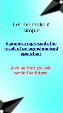 JavaScript Promises Explained 🔥 | Interview Question Freshers Fear #fullstack#coding#interview#tech
