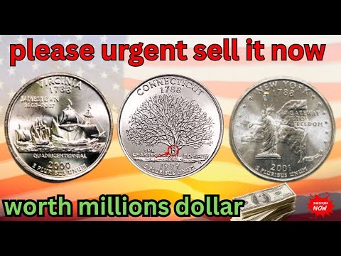 Most Valuable State Quarter Dollar Value Revealed | Rare USA Quarters Worth Big Money today!