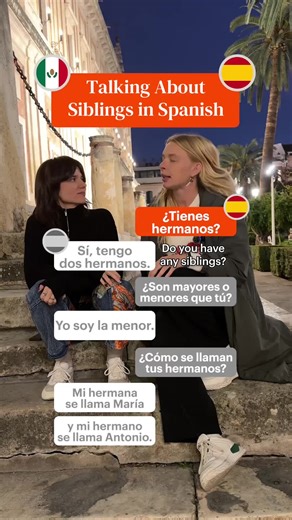 Learn to Talk About Siblings in Spanish