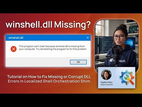 winshell.dll Missing? Fix Startup Crashes!