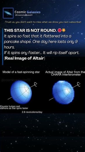 The Star That Spins So Fast It’s Flat 🌟🥞