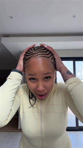 Crown Wig Hairstyle with Cornrows — Freehand Cornrows Tutorial