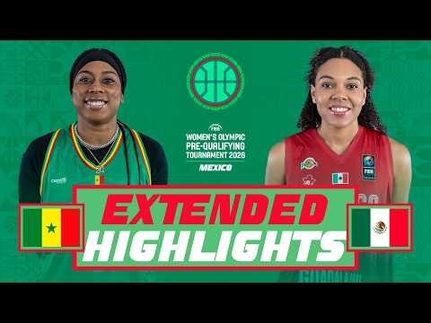 Senegal 🇸🇳 v Mexico 🇲🇽 | Extended Highlights | FIBA Women's Olympic Pre-Qualifying Tournament 2026