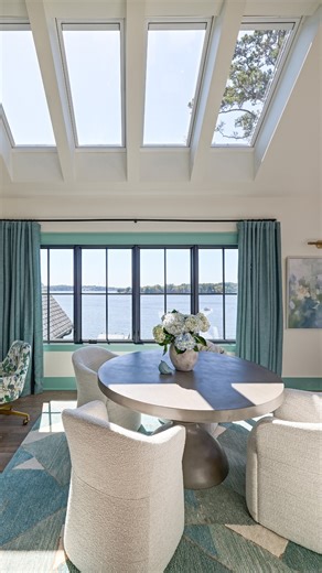 Designer secret: Trim doesn’t have to be white. 🤫 See how we elevated every space in HGTV Dream Home 2026 with bold paint combos from the HGTV Home by Sherwin-Williams Color Collection of the Year, Honest Essentials. | HGTV