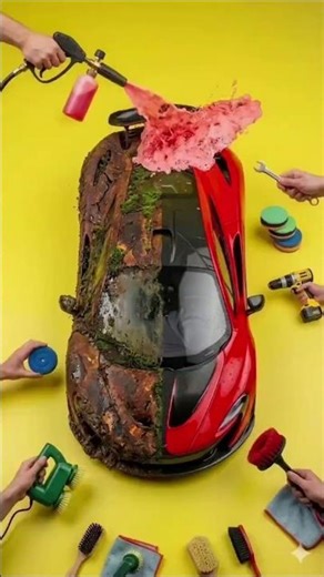 [McLarenP1] Rusted Model Restoration | Satisfying Rust Removal #rostered #rustremoval