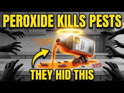 20 Hydrogen Peroxide Hacks That Kill Roaches, Ants & Mice — The $1 Bottle Exterminators Hide