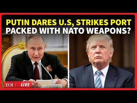 Putin’s FIRST BIG Strike After CIA Chief’s Russia Visit; Ukraine Port Bombed, NATO Arms Targeted?