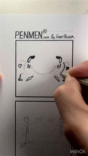 PENMEN Pantomime Comics #comics #comicstrip #pendrawing #smiley