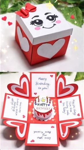 DIY Explosion Box Birthday Gift 🎁 | Easy Handmade Surprise Box Tutorial
