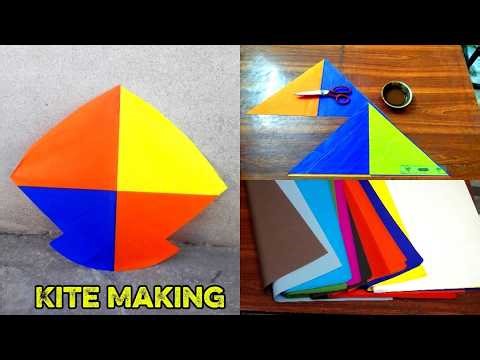 How to Make Professional Paper Kite | How to Make New Design Kite At Home !