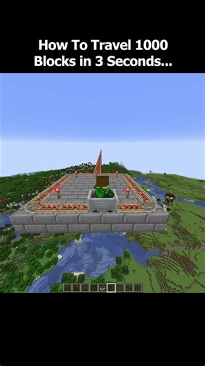 Minecraft 1000 Blocks in 3 Seconds...🤯