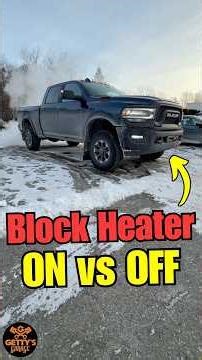 Block Heater ON vs OFF at -10°F ❄️ Huge Difference (6.4L HEMI Cold Start)