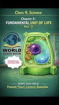 NCERT, Class - 9thScience textbook Chapter -5Fundamental unit of life Endoplasmic Reticulum*