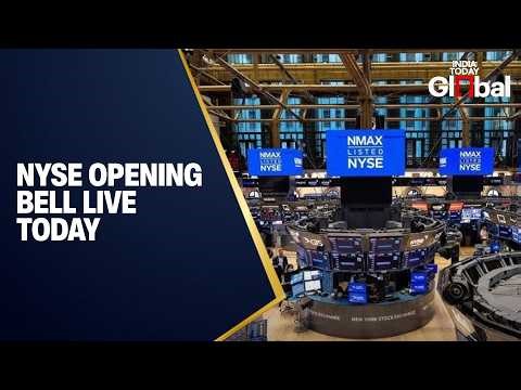 LIVE : New York Stock Exchange Opening Bell | Wall Street Market Updates, Stocks and Trading Action