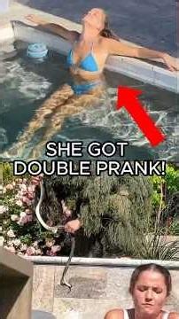 Dissolving Bikini Prank And Fake Snake Pool Prank