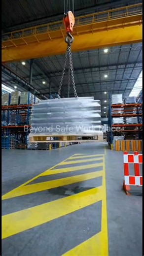 Walking under a suspended load is a serious workplace hazard. Loads can shift, fall, or swing without warning, causing severe injuries or fatalities. This safety awareness video highlights the importance of exclusion zones, proper signaling, and safe lifting practices. Always stay clear of lifted loads and follow site safety procedures. This content is for workplace safety training and awareness in line with NEBOSH and HSE guidelines. | Beyond Safe Work Place