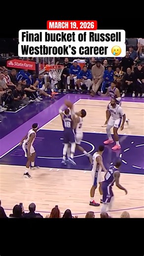 Westbrook’s last points in the NBA