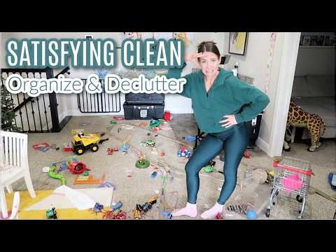 SATISFYING Spring Clean With Me! Extreme Before & After, Closet Declutter, Organize & Deep Clean!