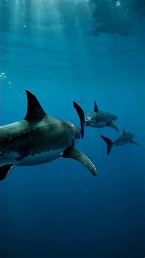 Title: Four Great White Sharks Devour a Dead Dolphin in 18 Minutes (Drone Footage).