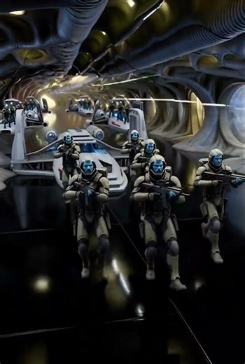 Scene 8: Contact! Gray Alien + Azurian Battle - Nykara Defense Fleet